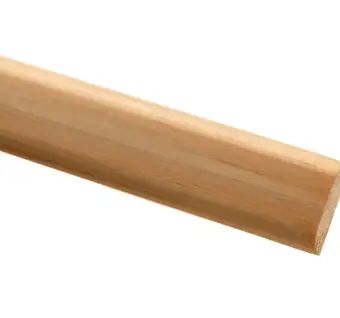Pine D-Shape 8mm x 34mm