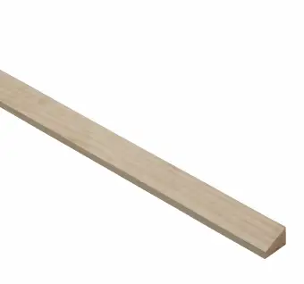 Pine Wedge Bead 15mm x 21mm