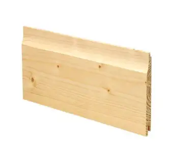 15mm x 120mm Softwood Tongue & Groove Shiplap untreated