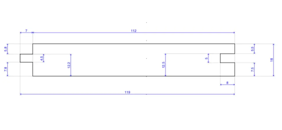 Click Here To Enlarge This Photo Of 119mm x 18mm Whitewood Tongue & groove Floorboard