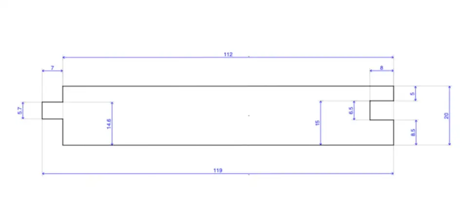 Click Here To Enlarge This Photo Of 119mm x 20mm softwood Tongue & groove Floorboard