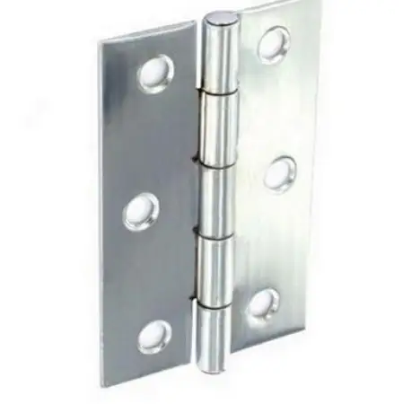 Click Here To Enlarge This Photo Of Steel Butt Hinges Zinc Plated 75mm 1 Pair