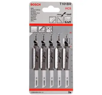 Bosch T101BR Down Cut Wood Blades Pack of 5