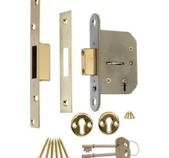 ERA 5 Lever Viscount Deadlock 76mm Electro Brass