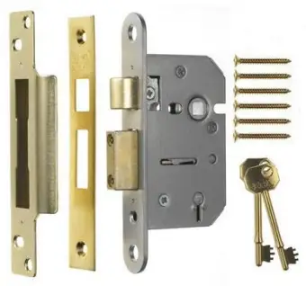 ERA 5 Lever Viscount Sashlock 67mm Polished Brass