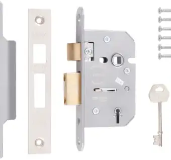 ERA 5 Lever Viscount Sashlock 67mm Chrome Plated