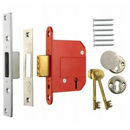 Click Here To Enlarge This Photo Of ERA 5 Lever Fortress Deadlock 76mm Chrome Plated