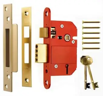 ERA 5 Lever Fortress Sashlock 67mm Electro Brass