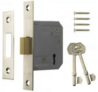 ERA 3 Lever Deadlock 67mm Chrome Plated
