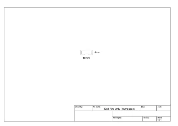 Click Here To Enlarge This Photo Of 10 x 4 fire only (white + Brown)