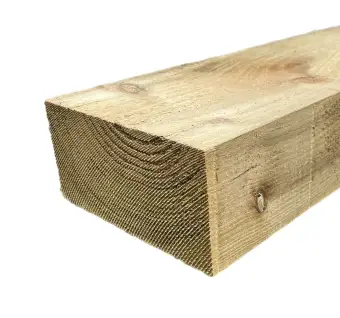 8 x 4 green tanalised sleepers
