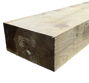 10 x 5 green tanalised sleepers