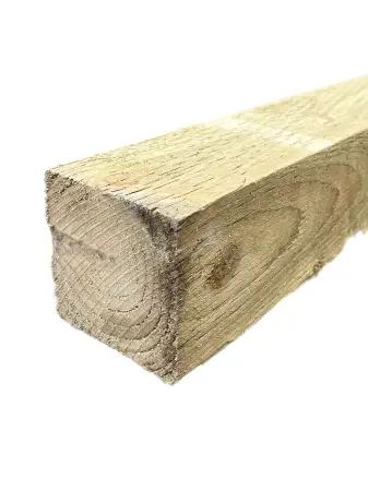 Click Here To Enlarge This Photo Of 4 x 4 green tanalised post